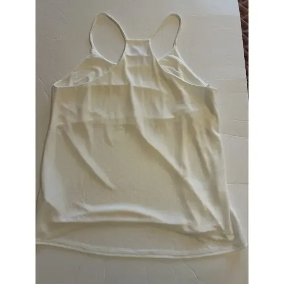 NWT‎ Hudson Grey White Racerback Relaxed Cami Women’s Size Large Tank Camisole - Picture 7 of 10